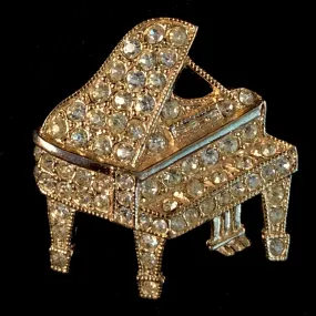 Late 70s/ Early 80s ORA Piano Brooch