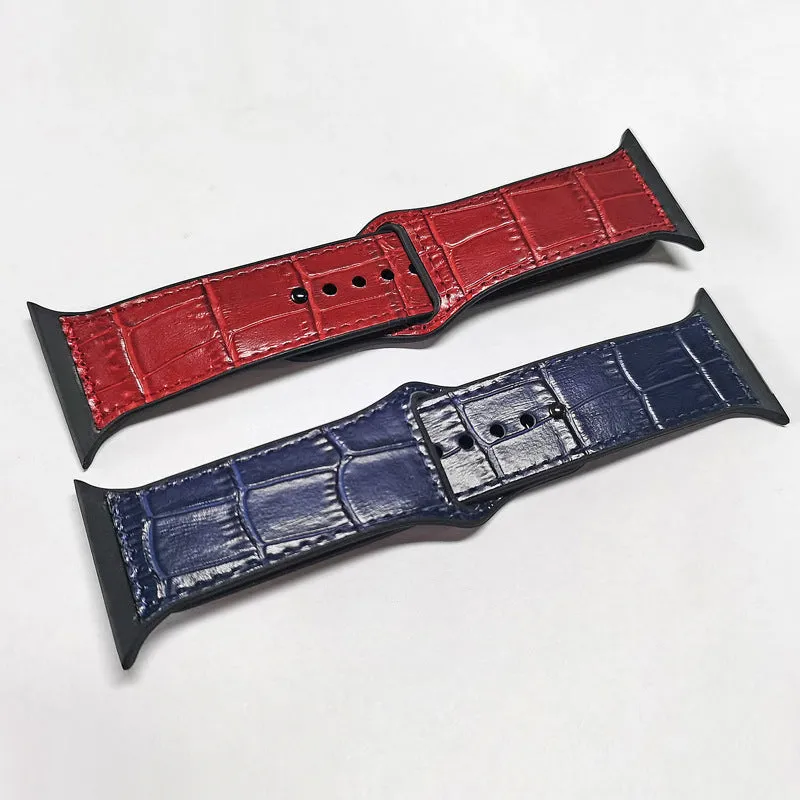 Leather watch band for Apple Watch and Apple Watch