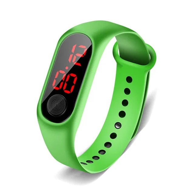 Led Outdoor Sport Digital Waterproof Clock For Boys Girls