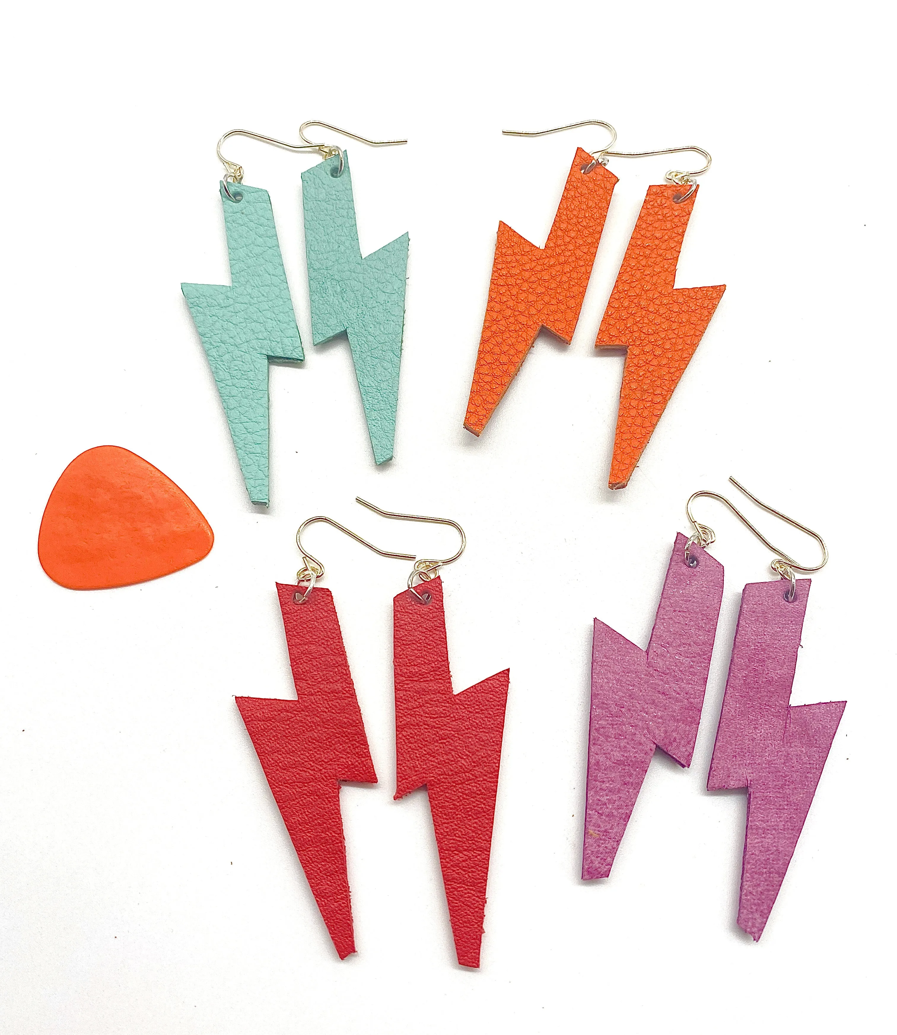 Lightening bolt earrings