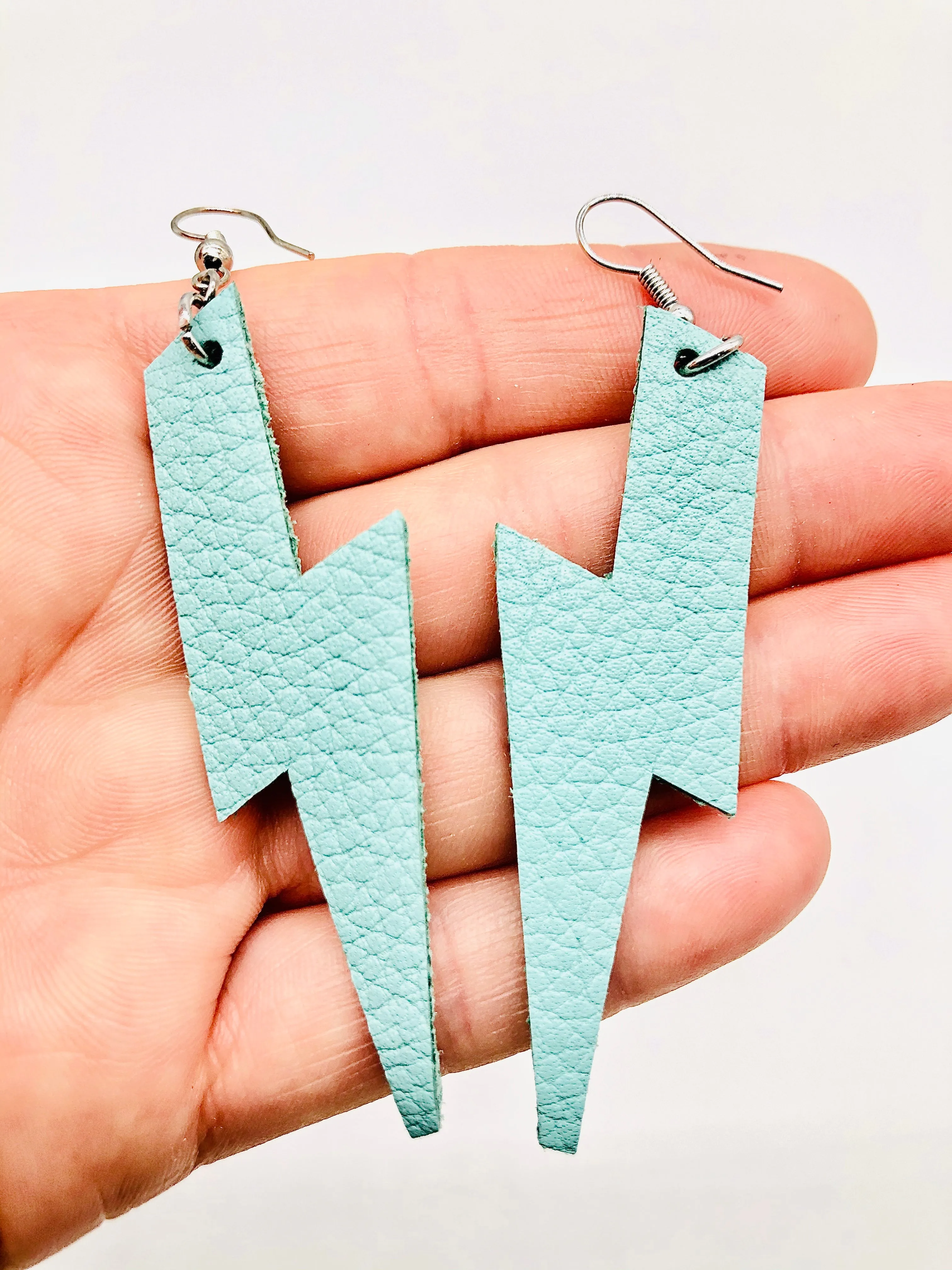 Lightening bolt earrings