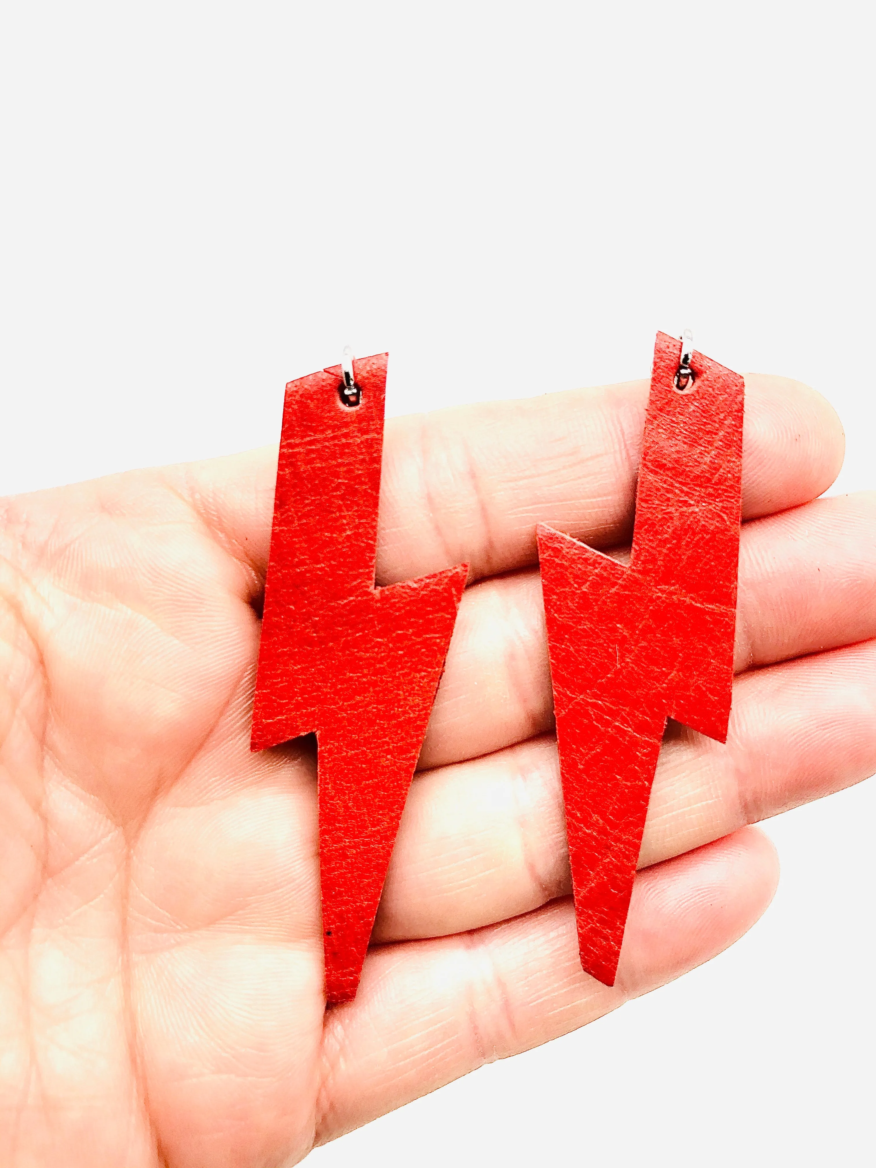 Lightening bolt earrings