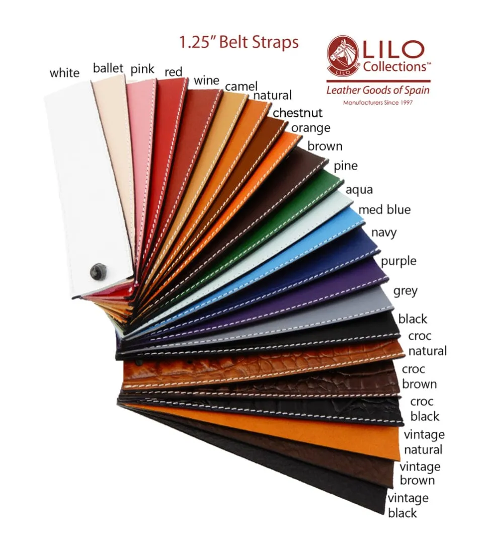 Lilo- Custom Belts 1.25" Gold Bit