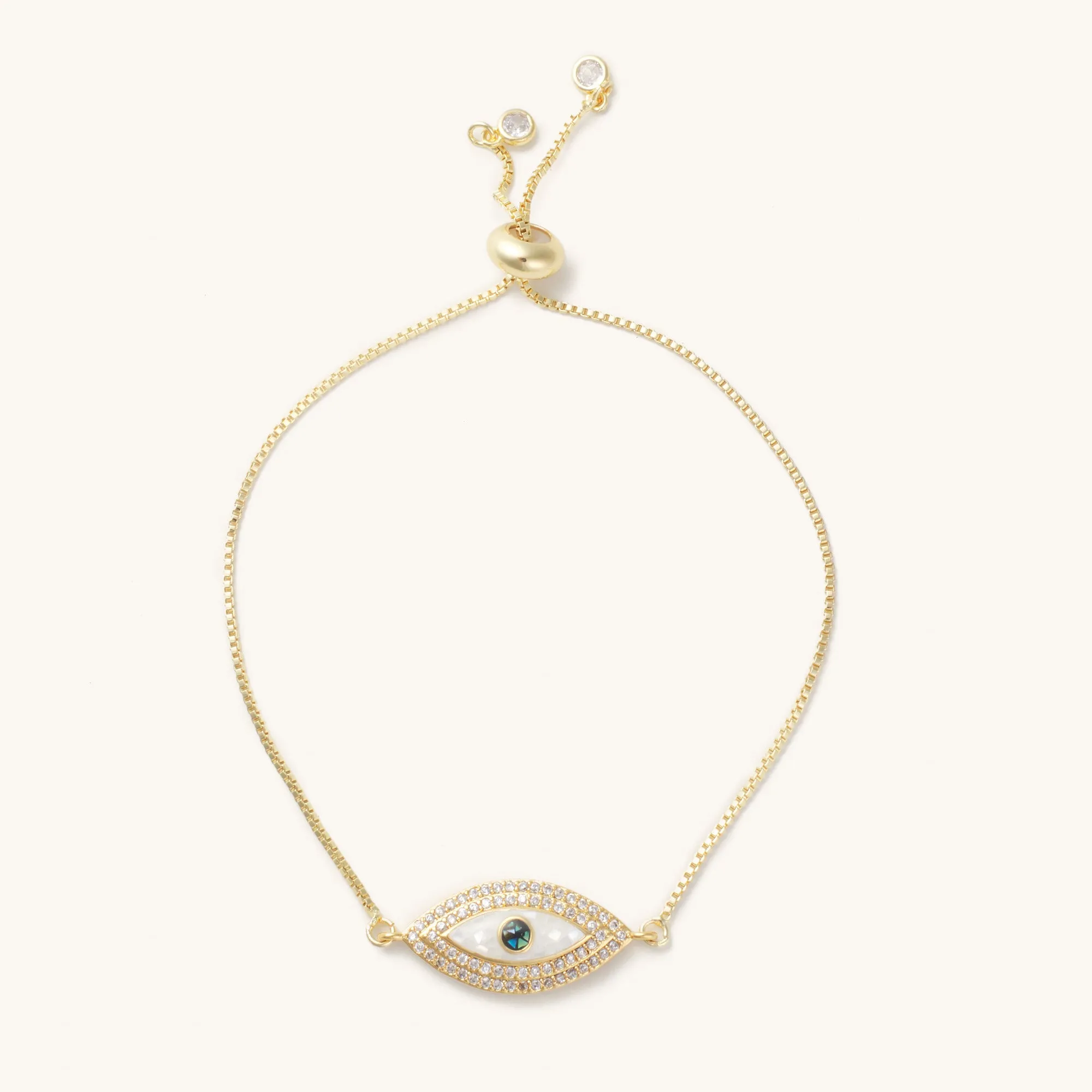 Liv Shimmer Eye Slider Bracelet