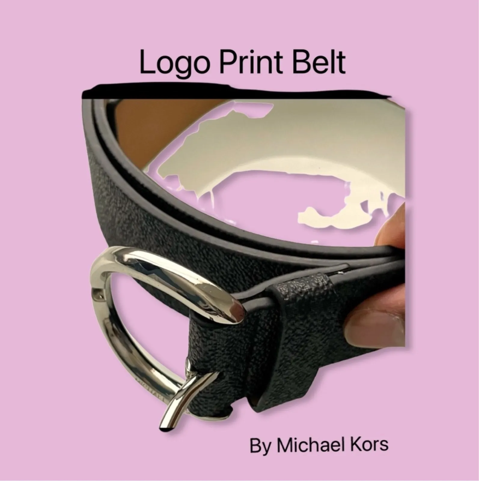 Logo Print Belt