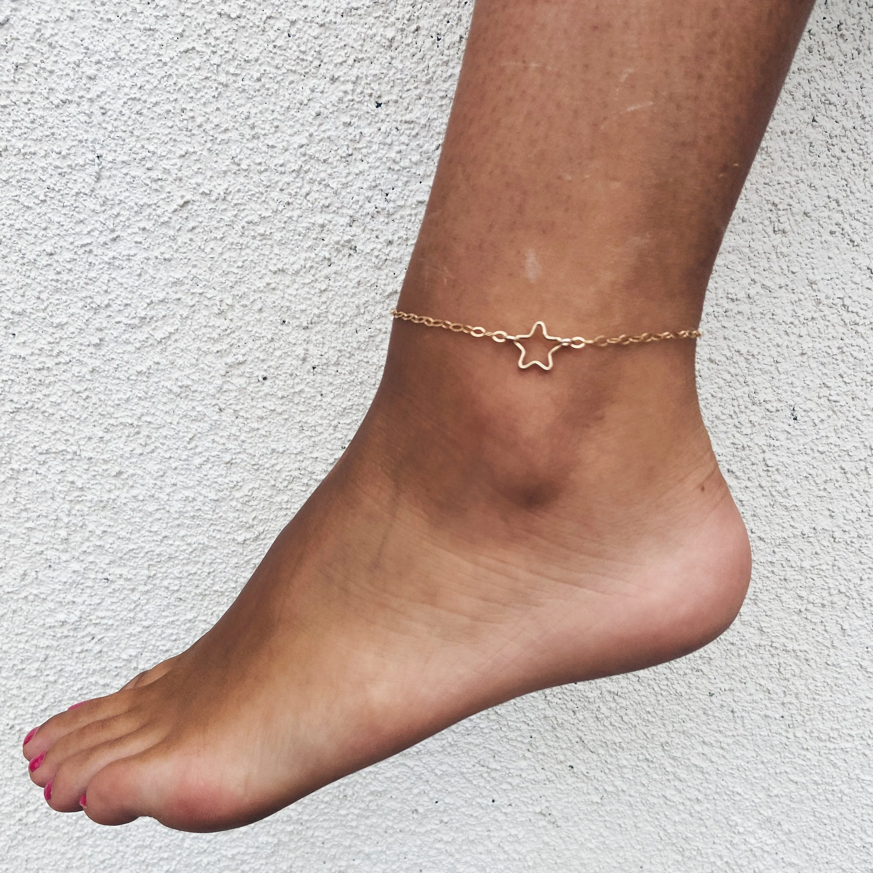 MAC & RY JEWELRY - 14K GOLD FILLED STAR ANKLET