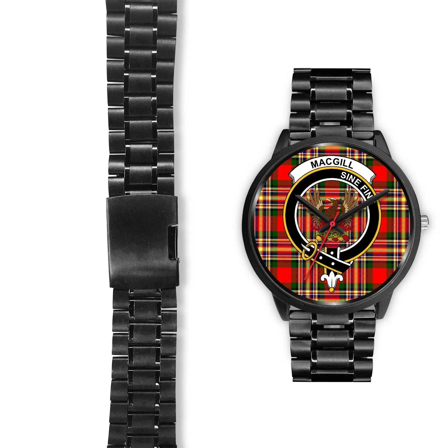 MacGill Modern Clan Badge Tartan Black Watch