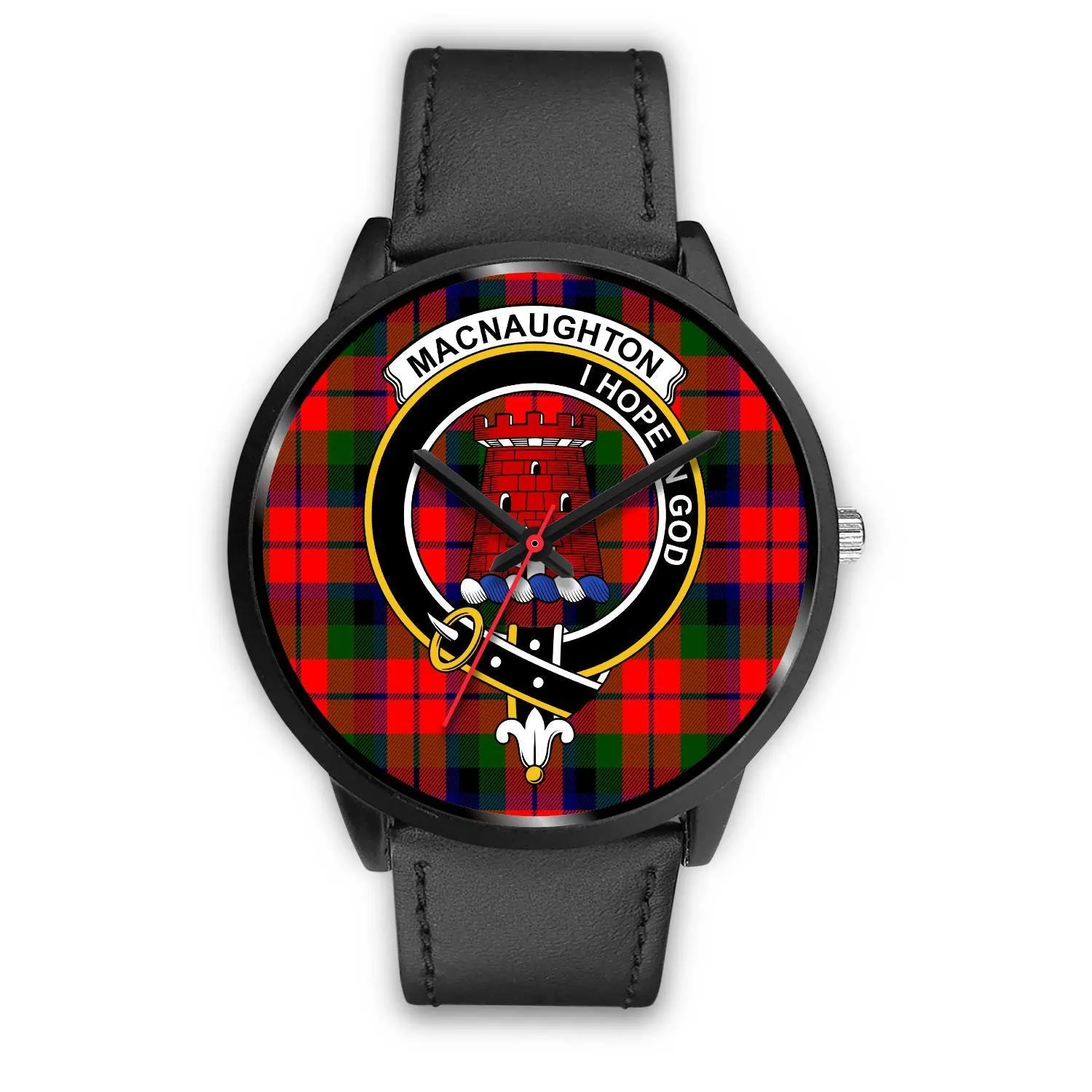 MacNaughton Modern Clan Badge Tartan Black Watch