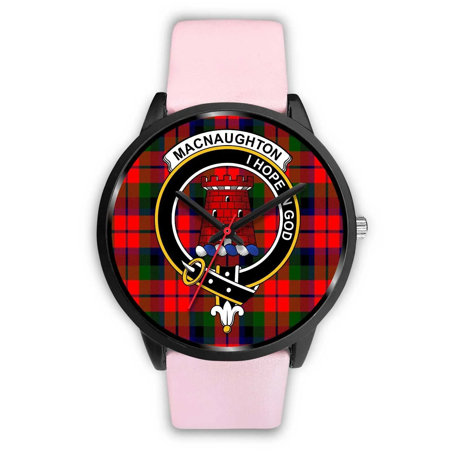 MacNaughton Modern Clan Badge Tartan Black Watch