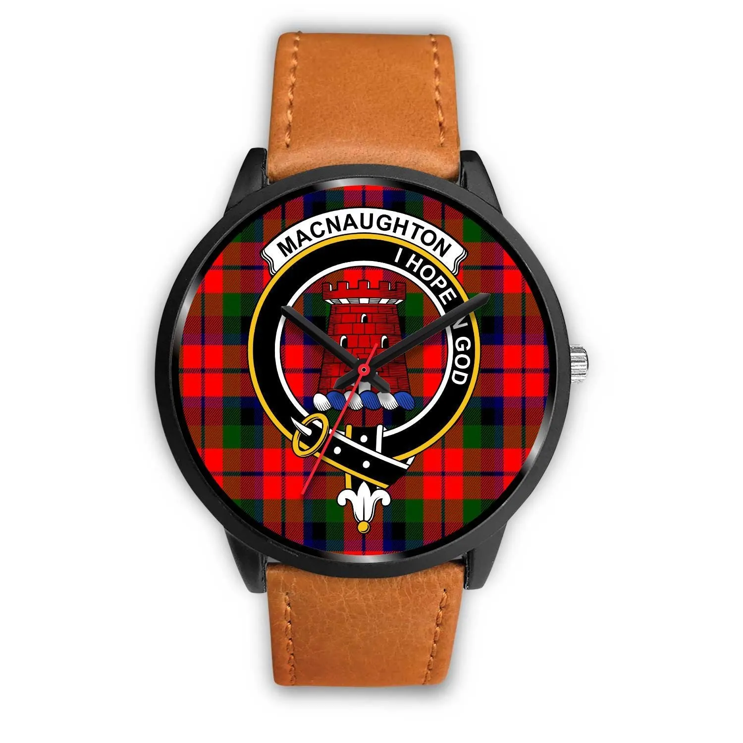 MacNaughton Modern Clan Badge Tartan Black Watch