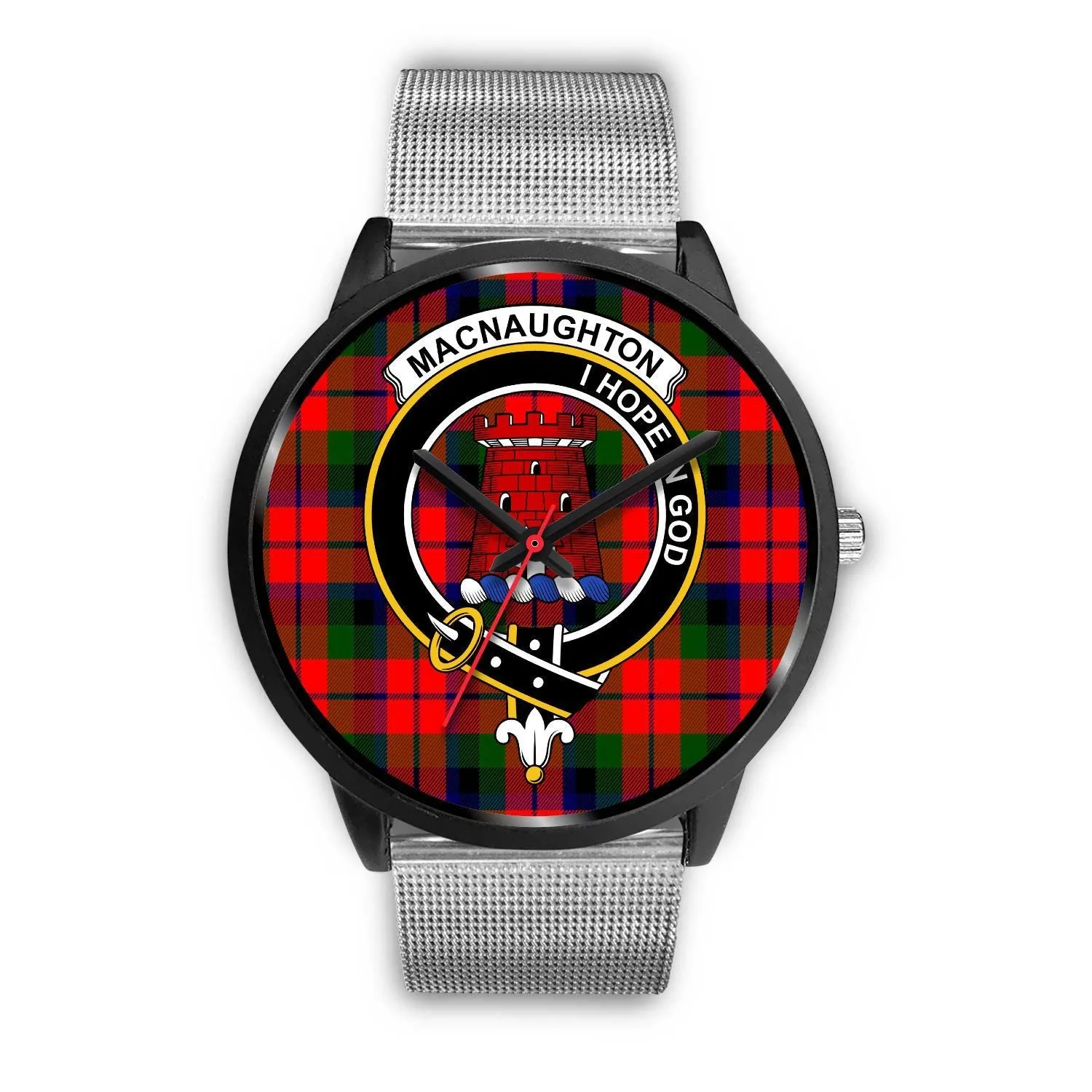 MacNaughton Modern Clan Badge Tartan Black Watch