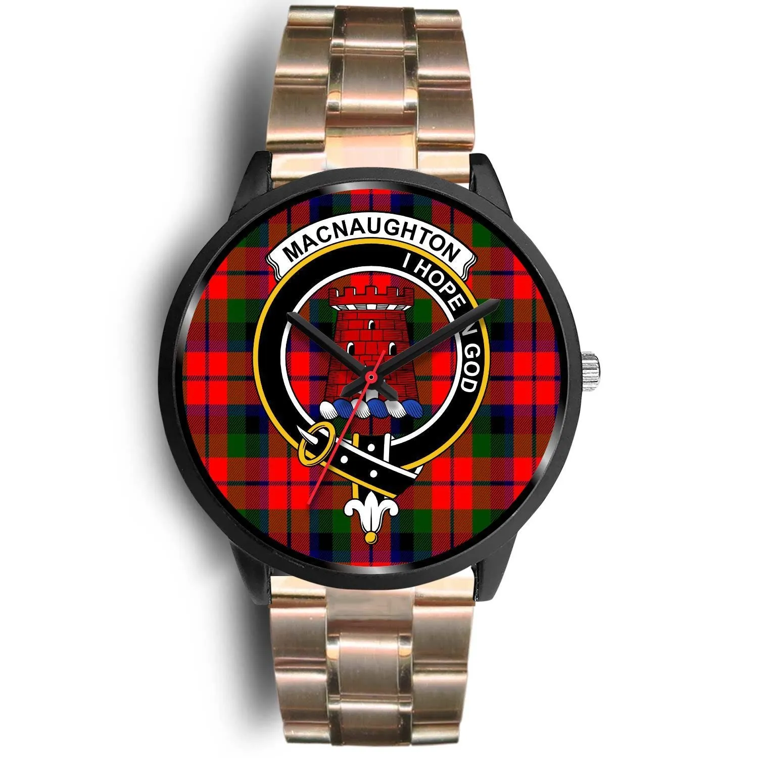 MacNaughton Modern Clan Badge Tartan Black Watch