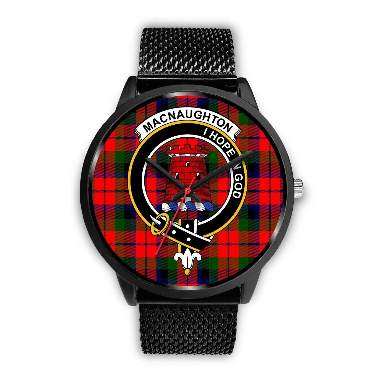 MacNaughton Modern Clan Badge Tartan Black Watch