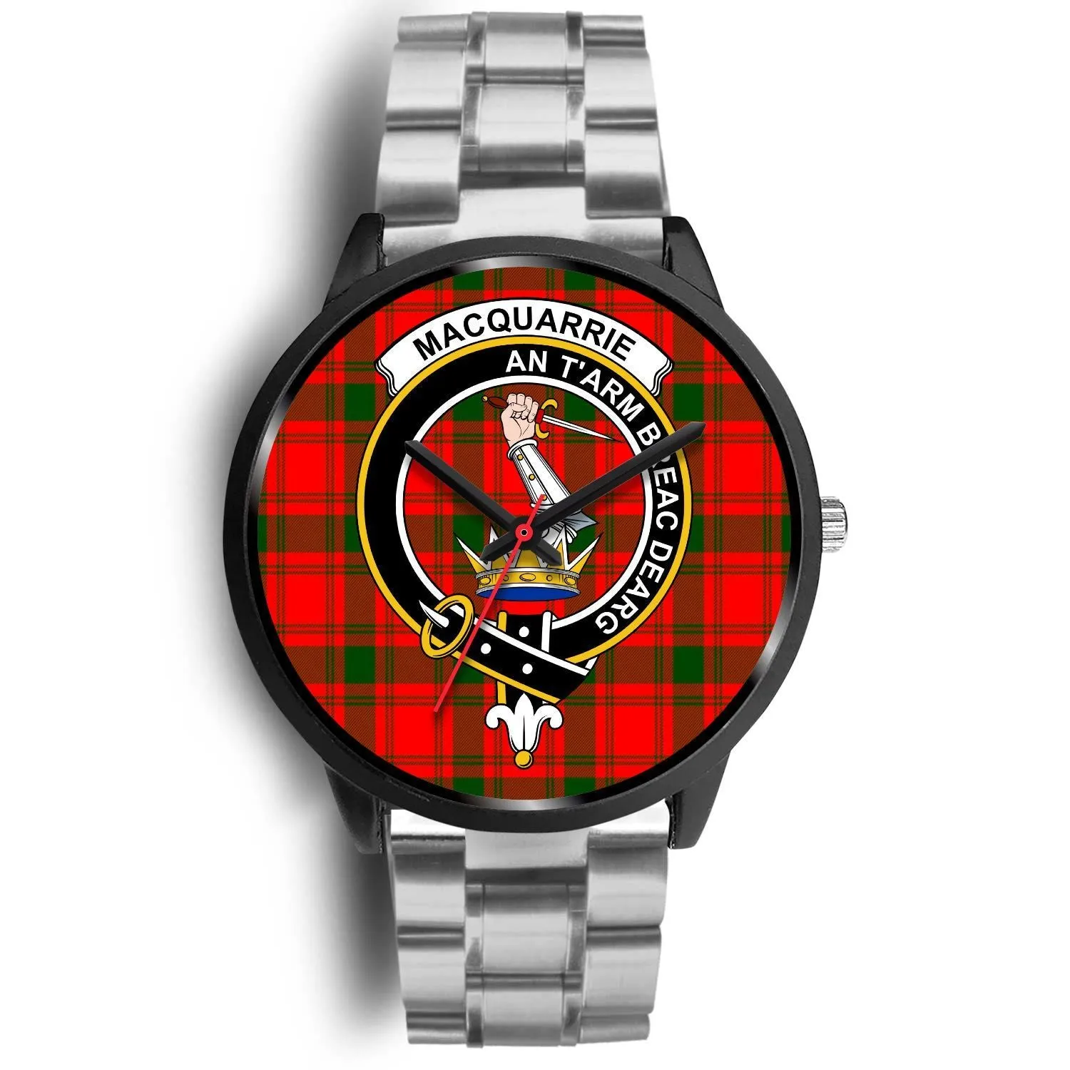 MacQuarrie Modern Clan Badge Tartan Black Watch