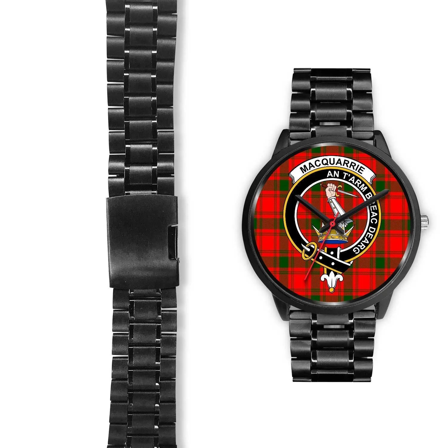 MacQuarrie Modern Clan Badge Tartan Black Watch