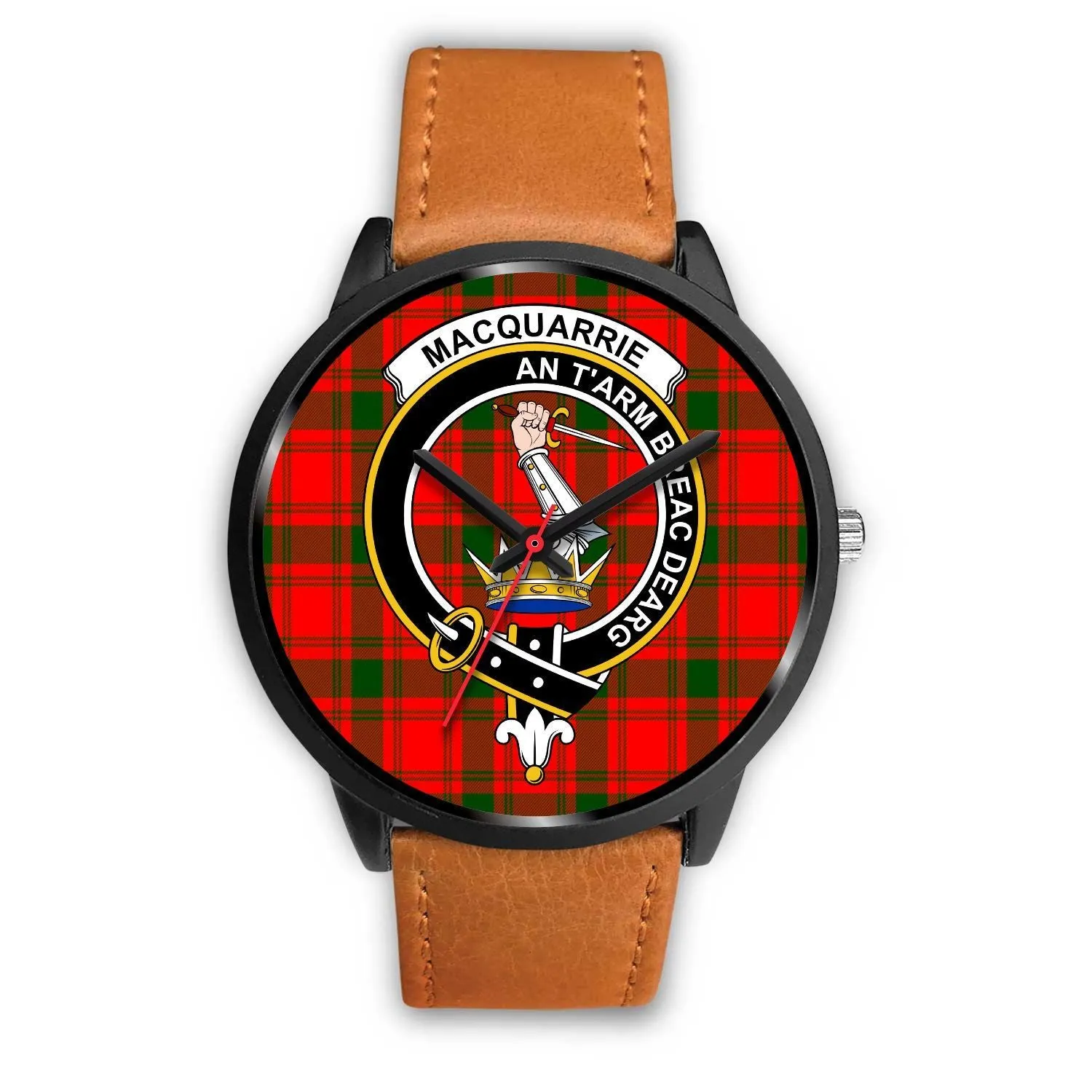 MacQuarrie Modern Clan Badge Tartan Black Watch