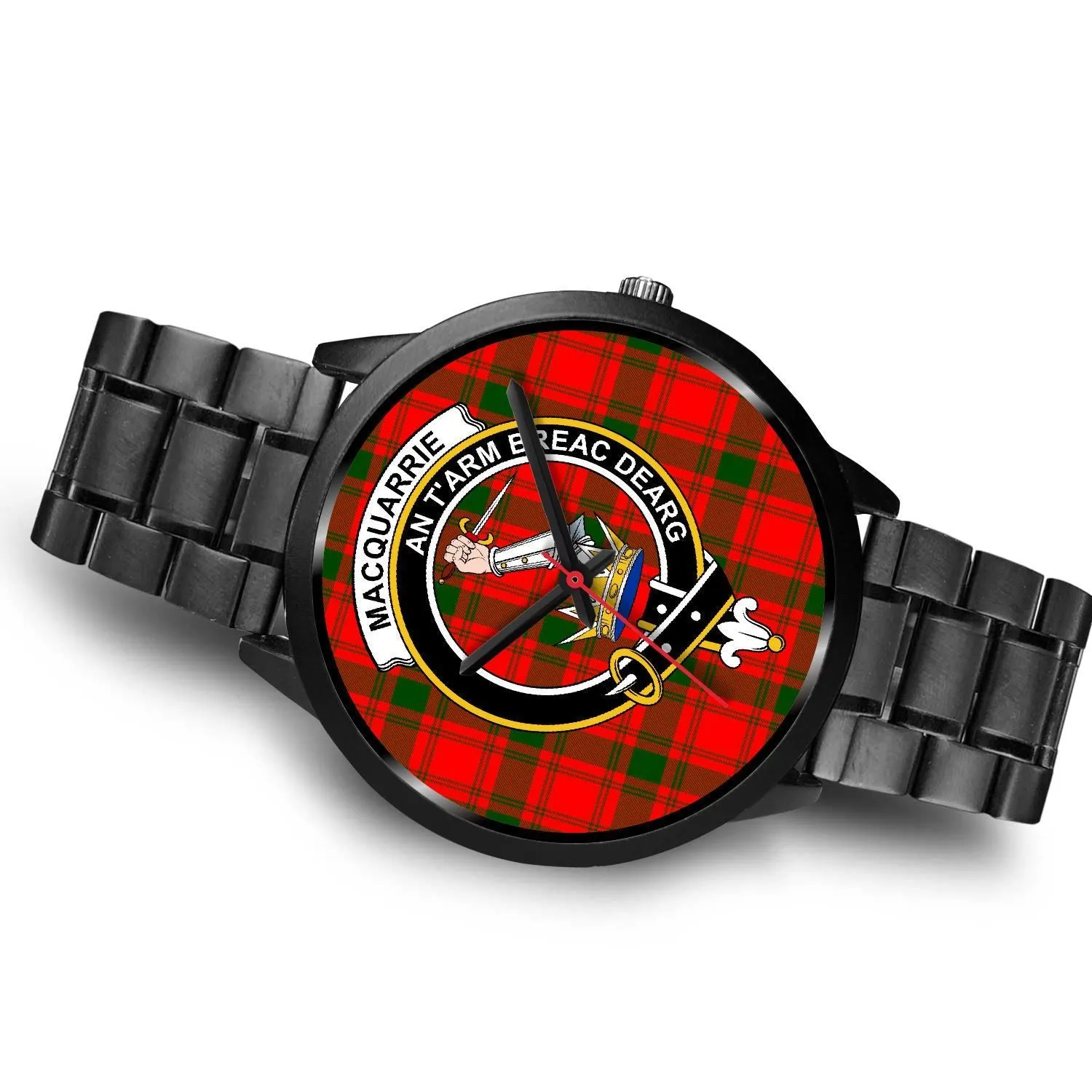 MacQuarrie Modern Clan Badge Tartan Black Watch