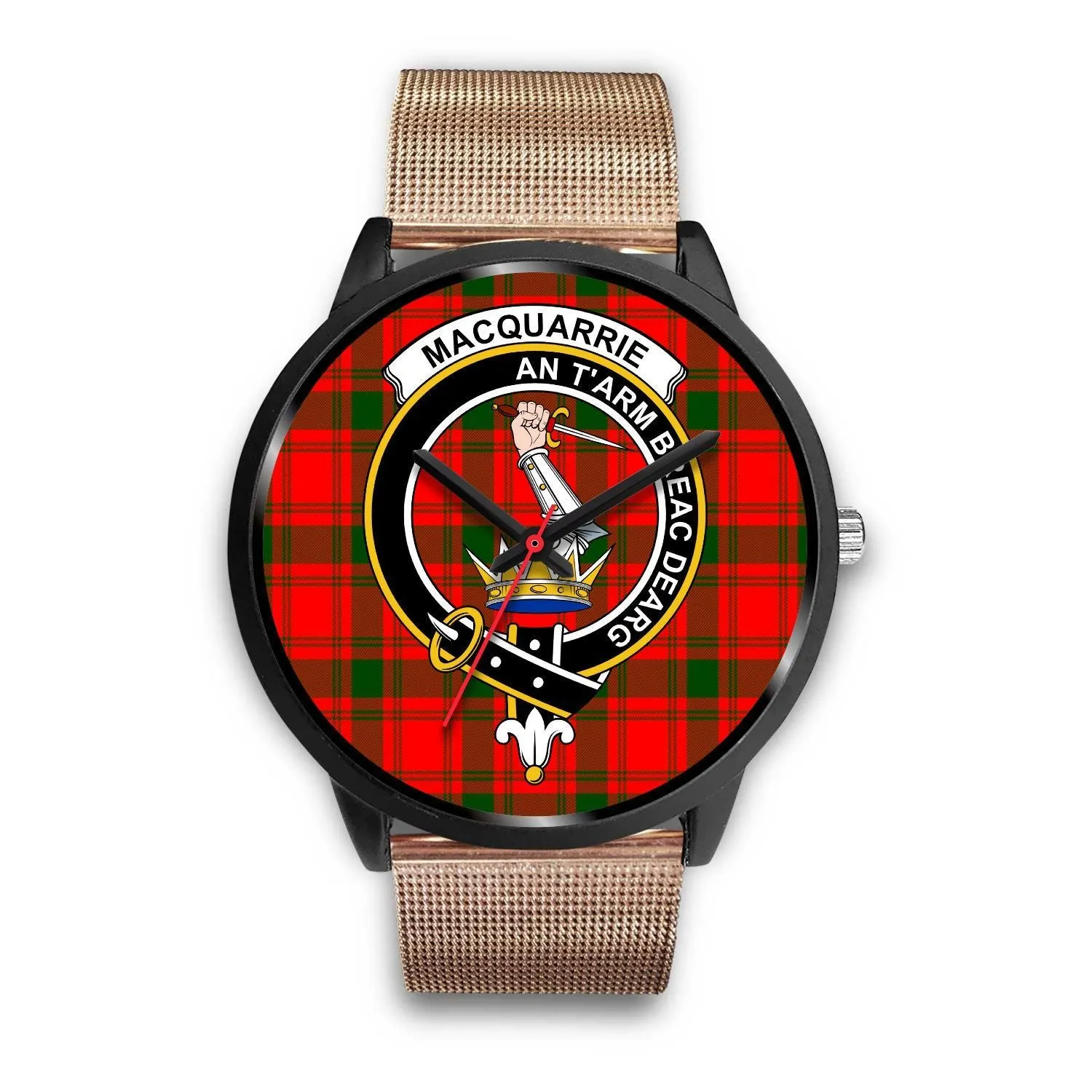 MacQuarrie Modern Clan Badge Tartan Black Watch