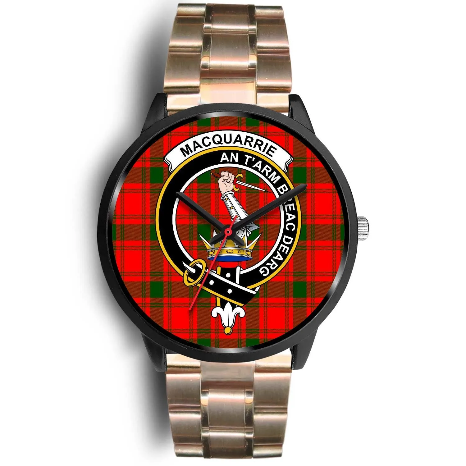 MacQuarrie Modern Clan Badge Tartan Black Watch