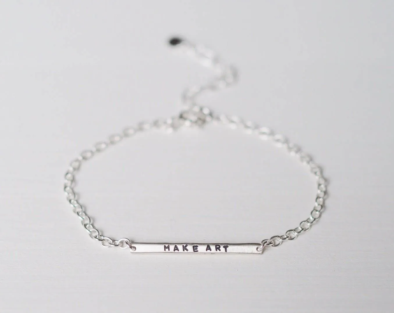 Make Art Tiny Bar Bracelet