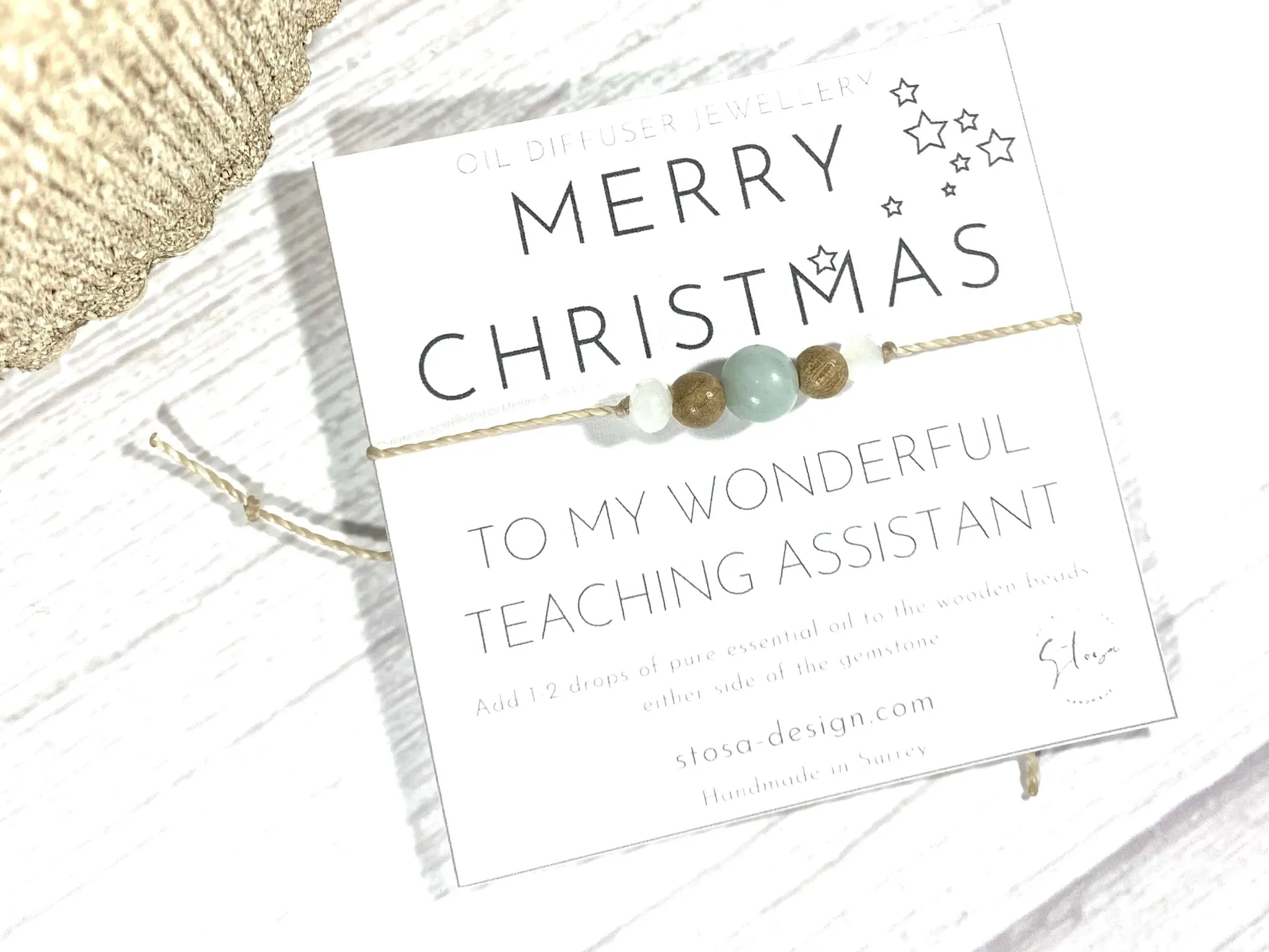 Merry Christmas Teaching Assistant Card