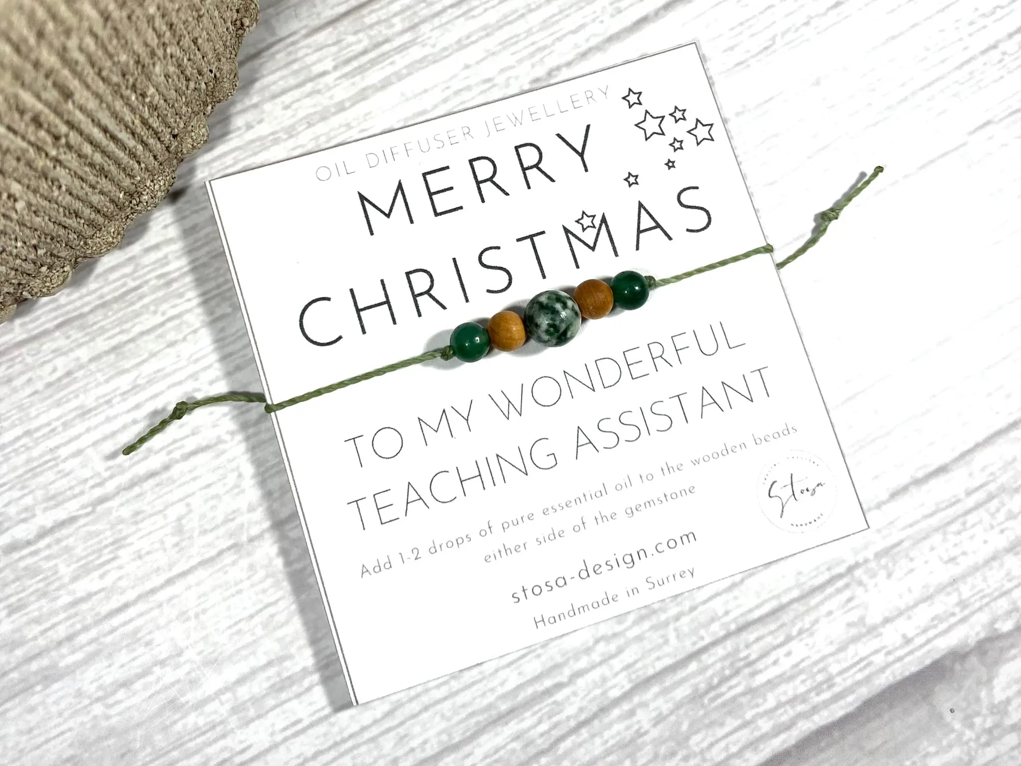 Merry Christmas Teaching Assistant Card