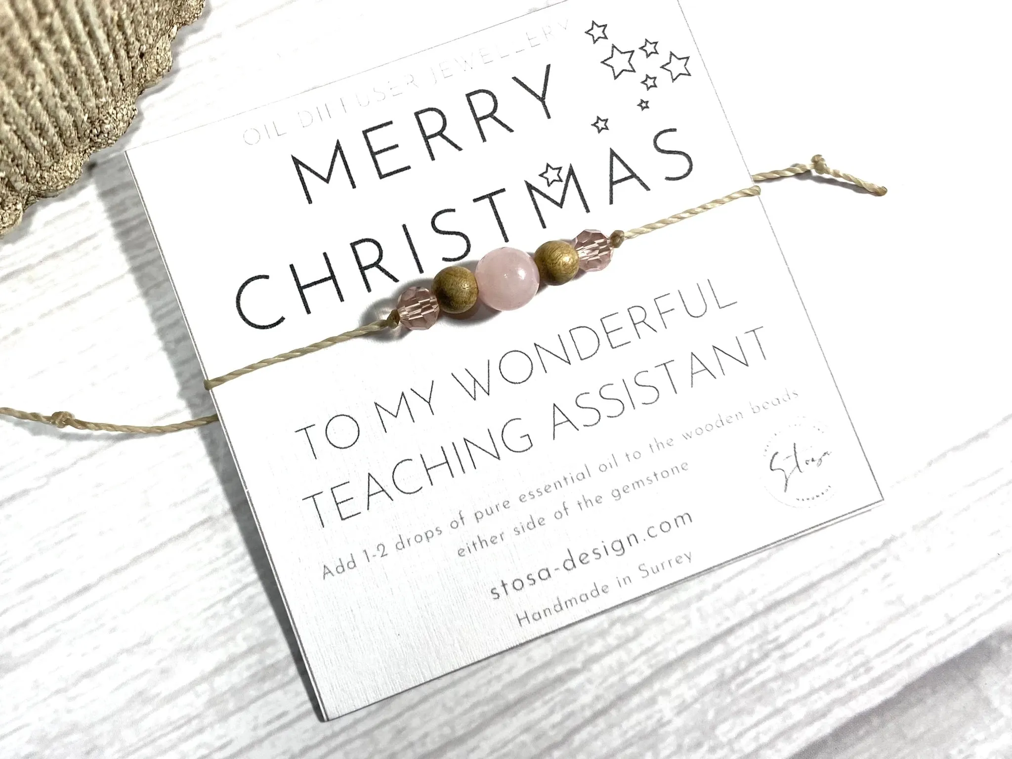 Merry Christmas Teaching Assistant Card