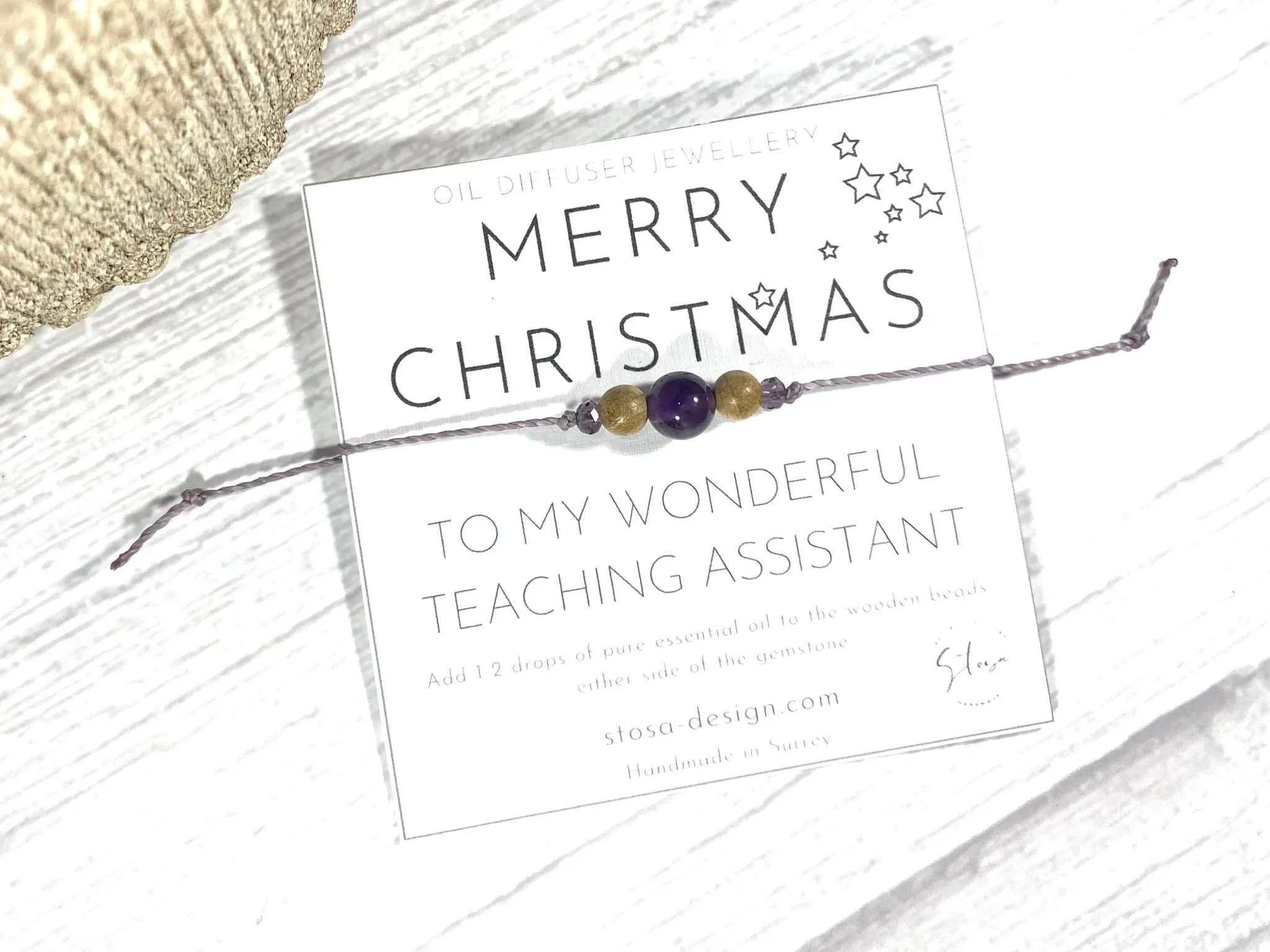 Merry Christmas Teaching Assistant Card