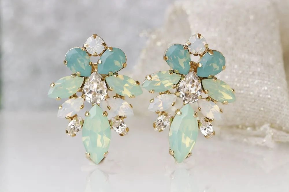 MINT OPAL EARRINGS