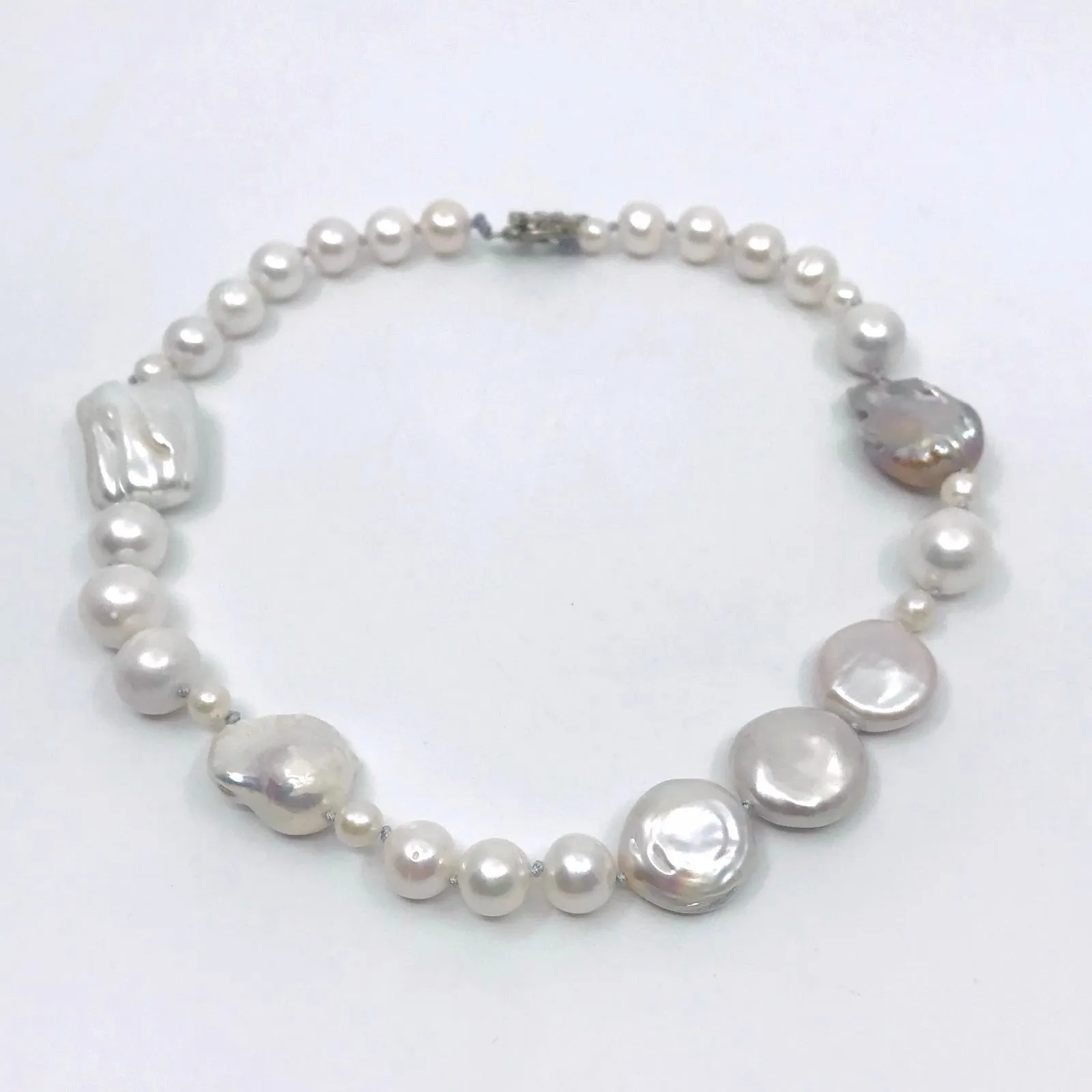 Mixed Pearl Necklace (18") by Soma Mo