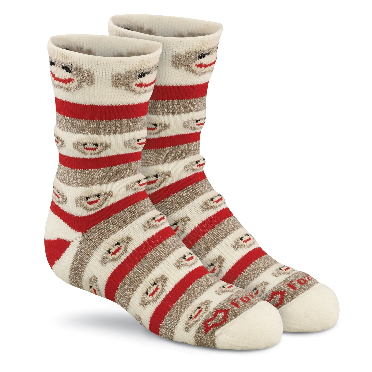 Monkey Stripe Children's Crew Socks 4982