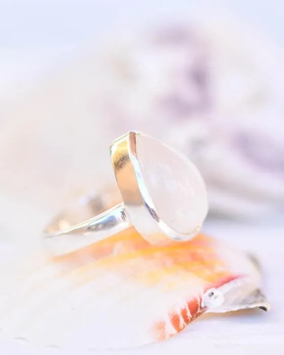 Moonstone Ring ~Sterling Silver 925 ~ MR219