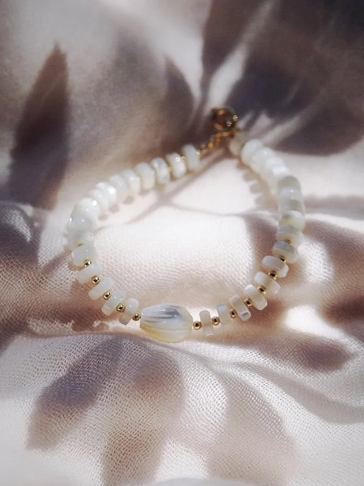 Mother of Pearl Pikake Bracelet - Mauloa