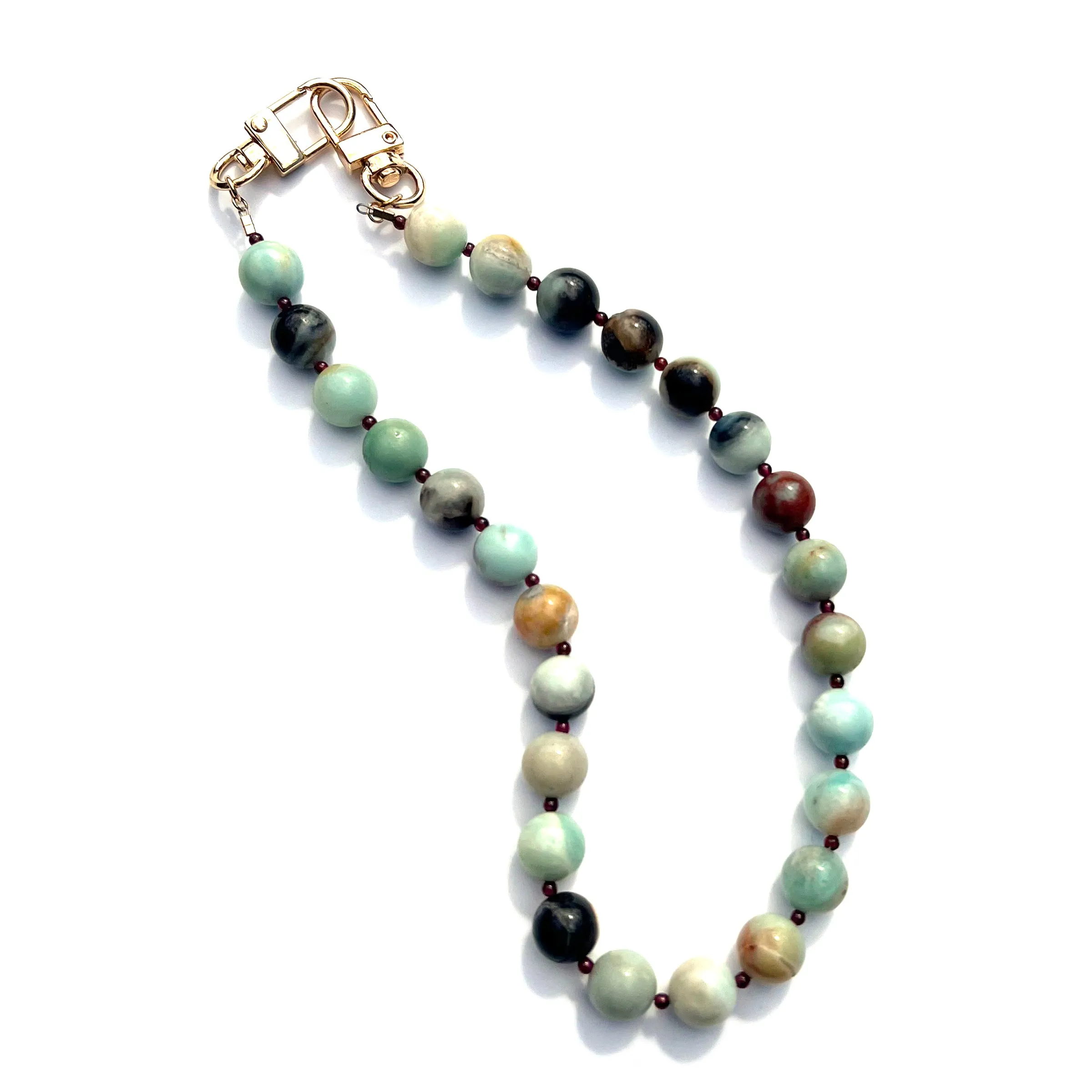 MPR x IMAGINARIUM: Chrysoprase   Garnet Mix Necklace