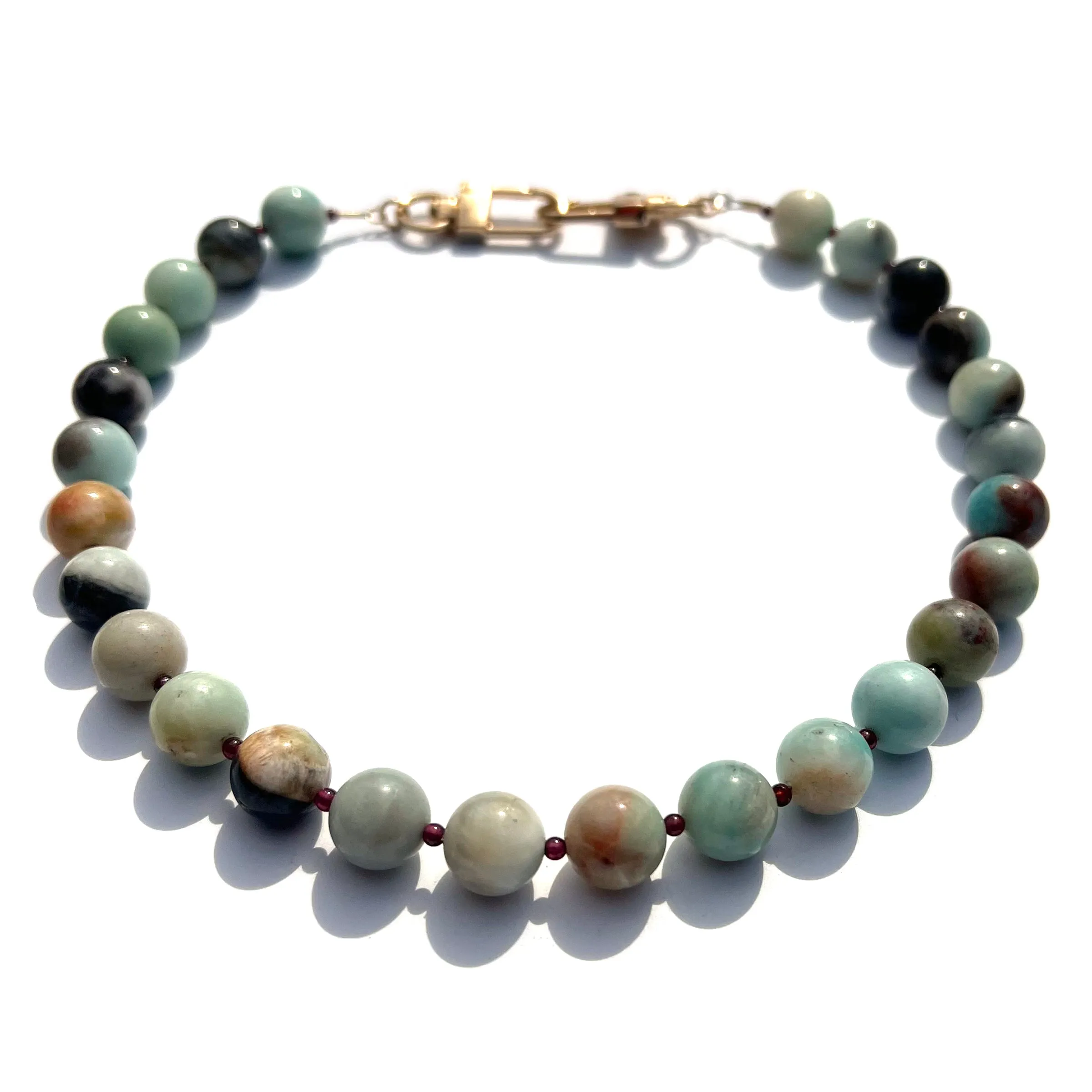 MPR x IMAGINARIUM: Chrysoprase   Garnet Mix Necklace