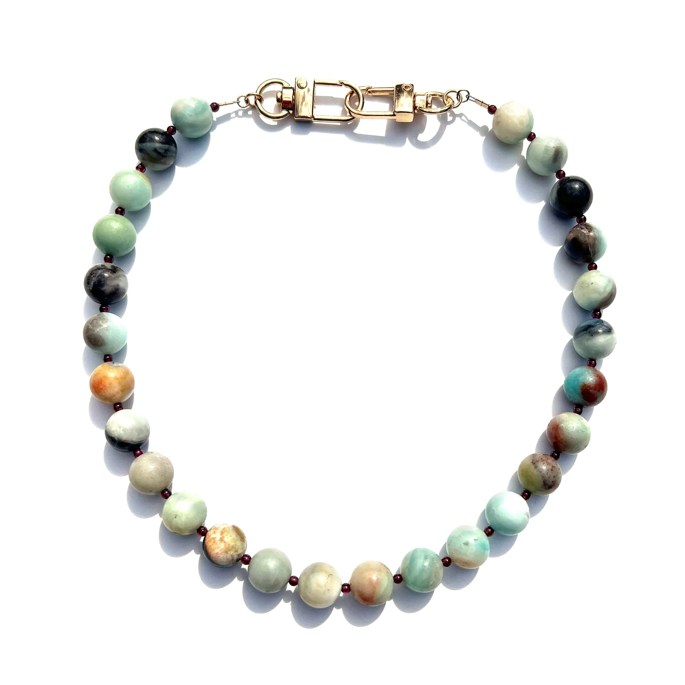 MPR x IMAGINARIUM: Chrysoprase   Garnet Mix Necklace