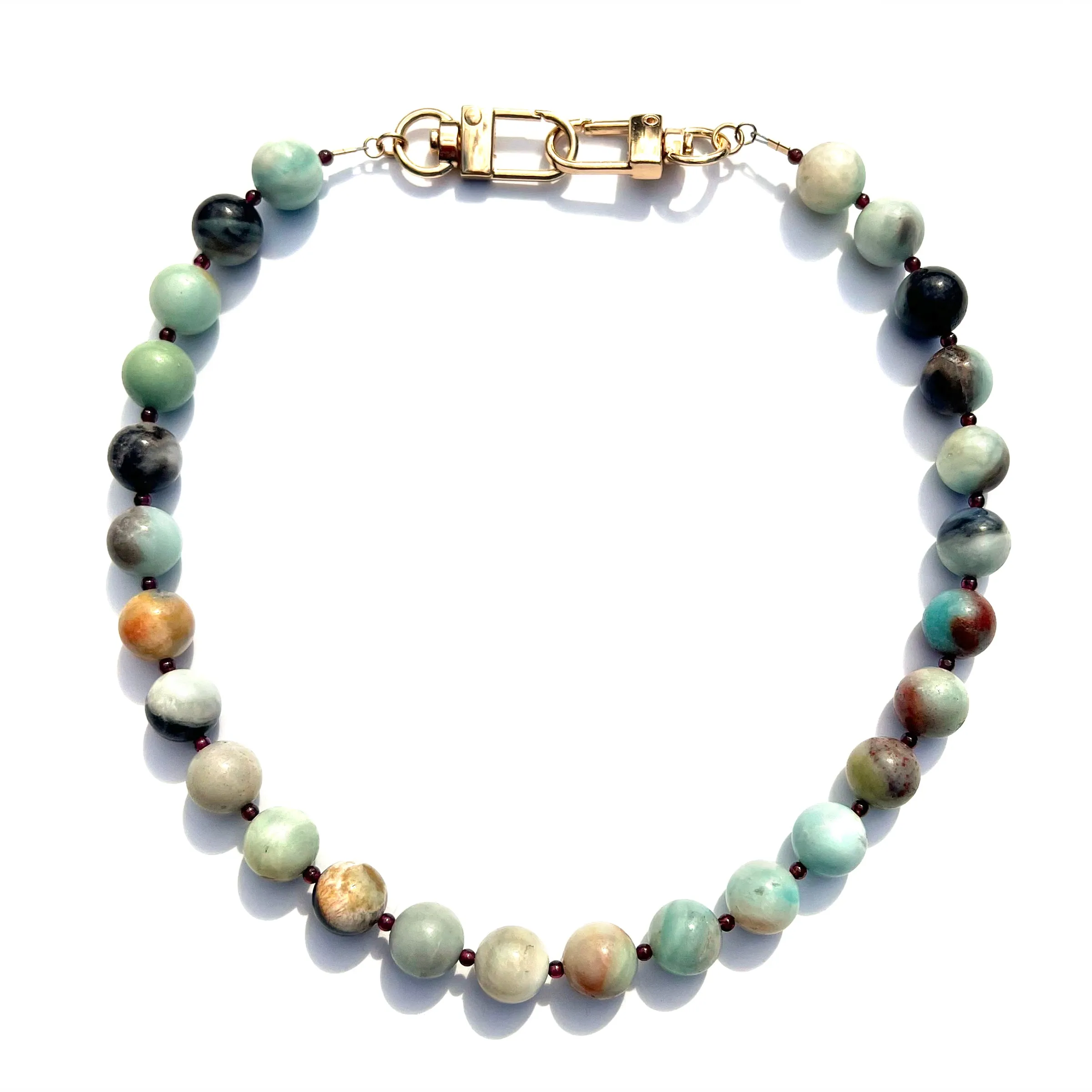 MPR x IMAGINARIUM: Chrysoprase   Garnet Mix Necklace