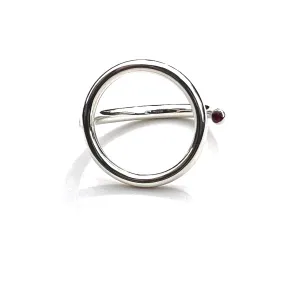 MPR x NU/NUDE Mon Cercle Ring with Stone