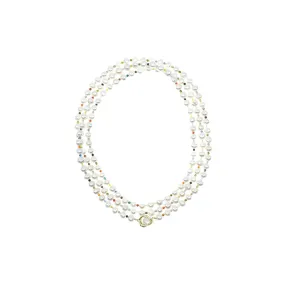 Multi-style Opera Pearl Necklace (Colorful)