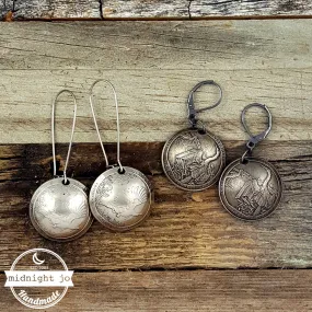 National Park Quarter Domed Coin Earrings