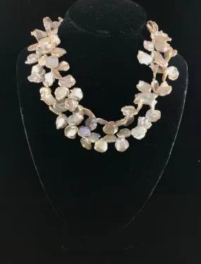 Natural Keishe Pearl Necklace