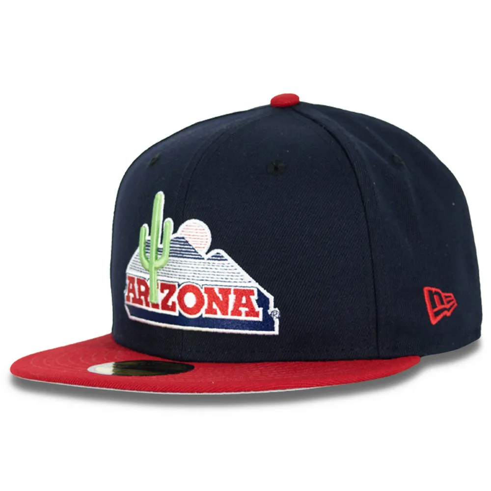 NCAA Arizona Wildcats New Era Two-Tone Vault Final Four Patch 59FIFTY Fitted Hat