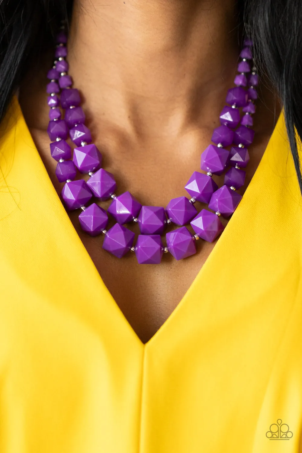 Necklaces Summer Excursion - Purple N381