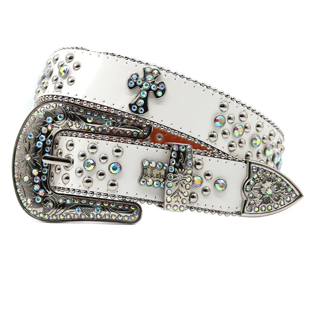 NOWISBB Y2K Rhinestone Belt – Western Cowgirl Bling Designer