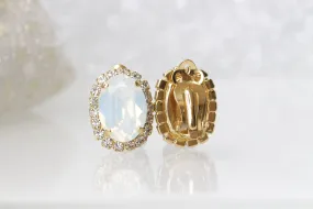 OPAL CLIP ON Earrings