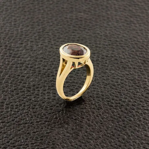 Oval Garnet Ring