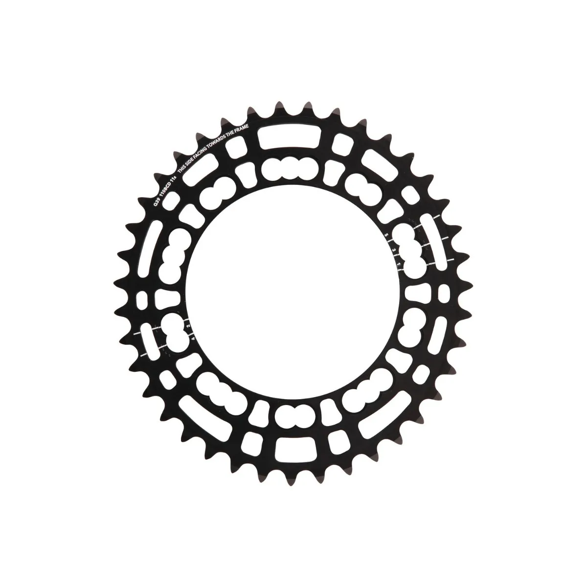 Oval Plate Rotor Q-Ring Inner Black