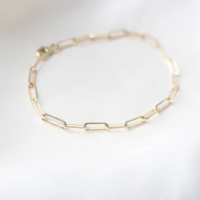 Paper Clip Chain Bracelet