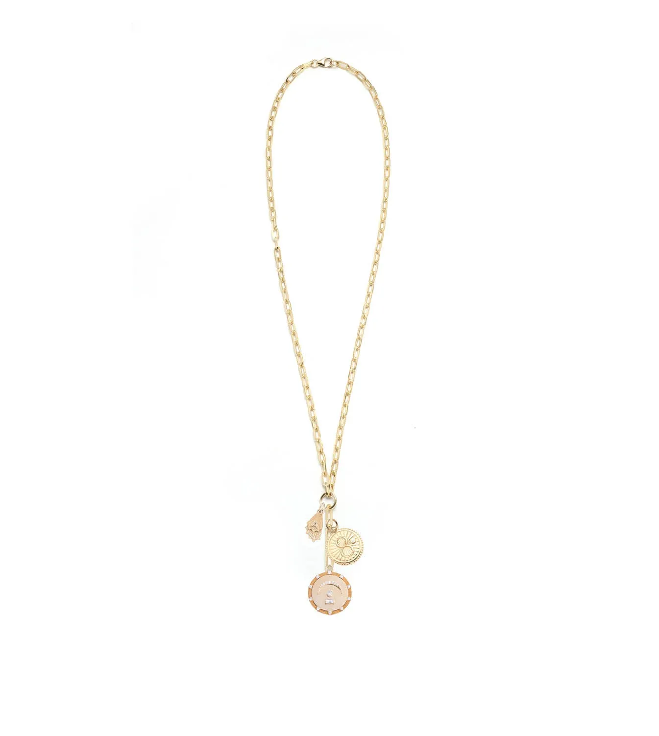 Pause, Balance & Reverie : Classic Fob Clip Extension Chain Necklace