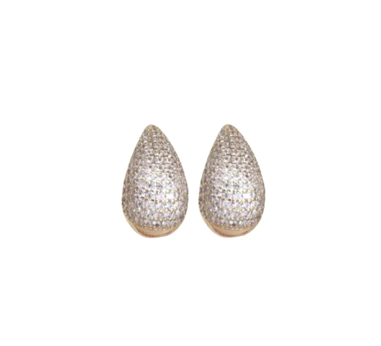 Pave Teardrops